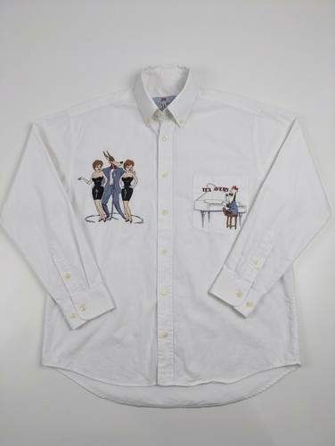 Tex avery herren hemd weiß - herren,